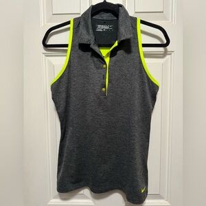 Women’s Nike golf tour performance racer back shirt